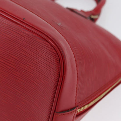 Louis Vuitton Alma Handbag Epi Leather, Red, Leather, Handbag
