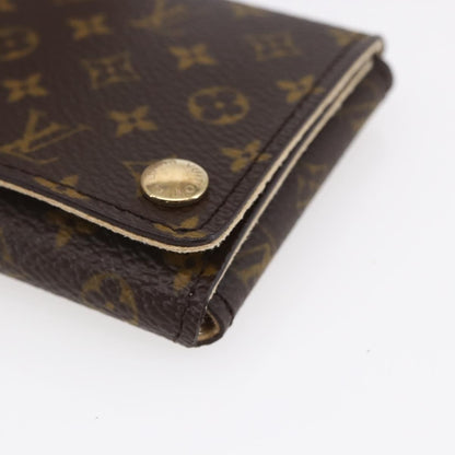 Louis Vuitton CASE JEWELRY BOX Canvas, BROWN, CANVAS, Wallets