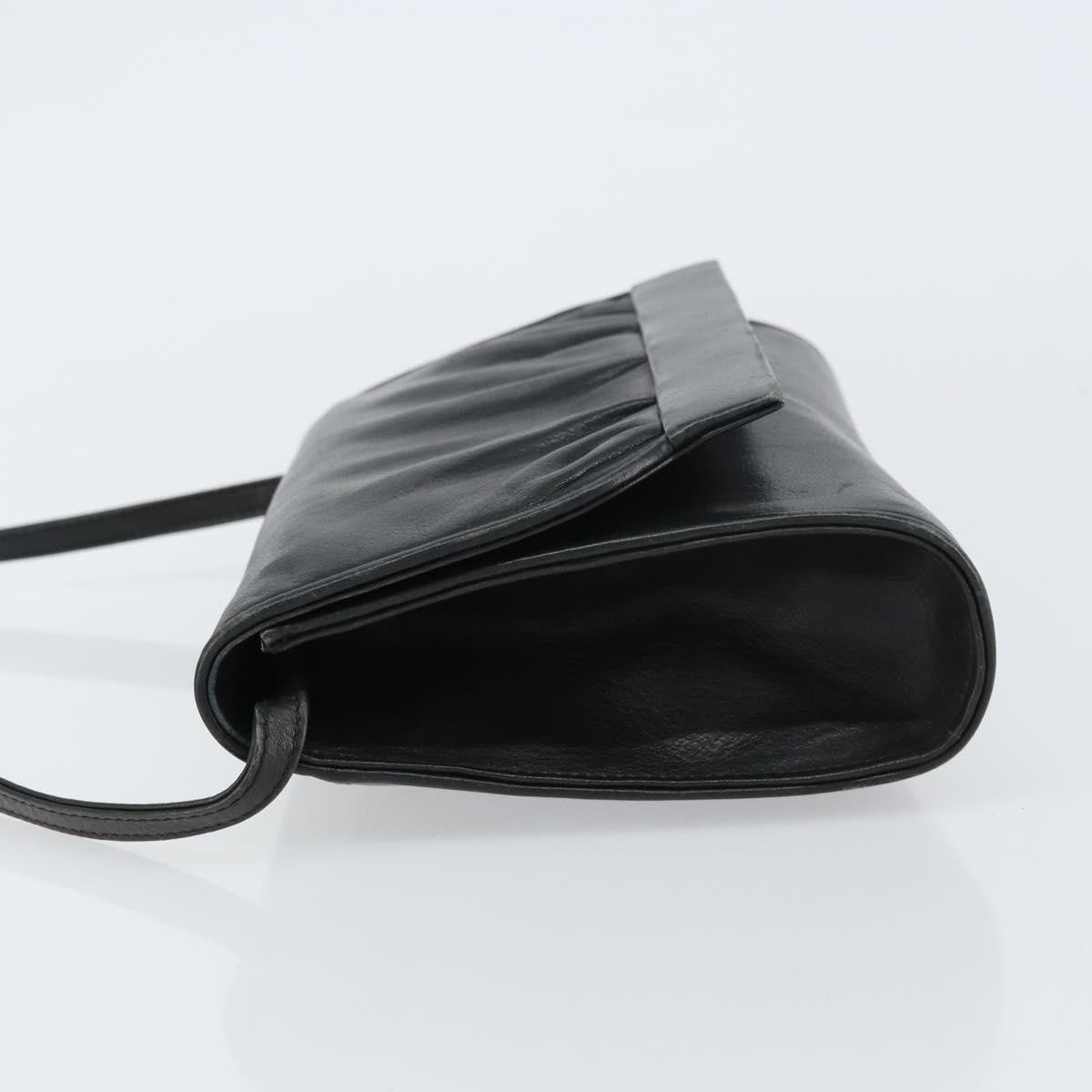 Gucci Vintage Shoulder Bag Leather, BLACK, LEATHER, Shoulder bag