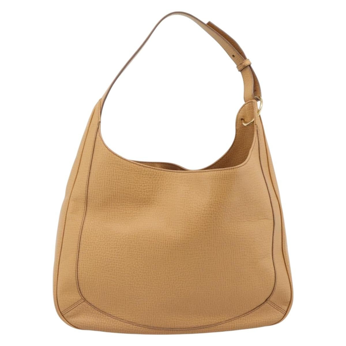 Loewe Vintage Shoulder Bag Canvas, Beige, Leather, Shoulder Bag