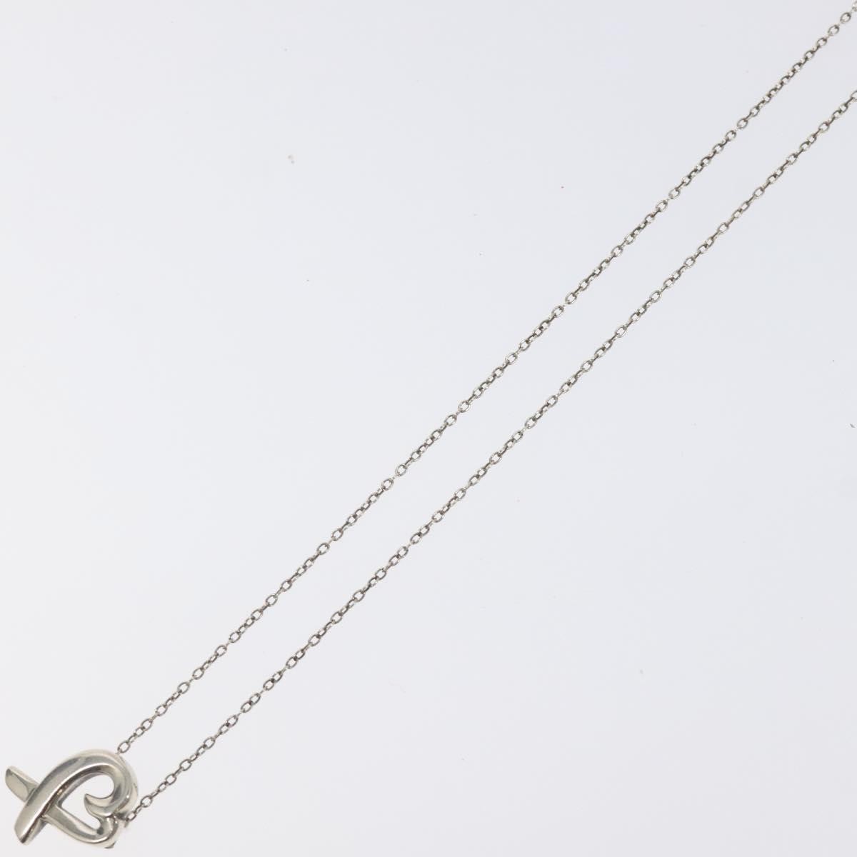 Tiffany & Co. Paloma Picasso Loving Heart Pendant Necklace Silver 925, SILVER, SILVER, Necklace