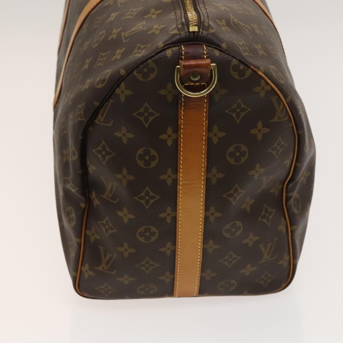 Louis Vuitton Keepall Bandouliere Bag Monogram Canvas, BROWN, CANVAS, Travel bag