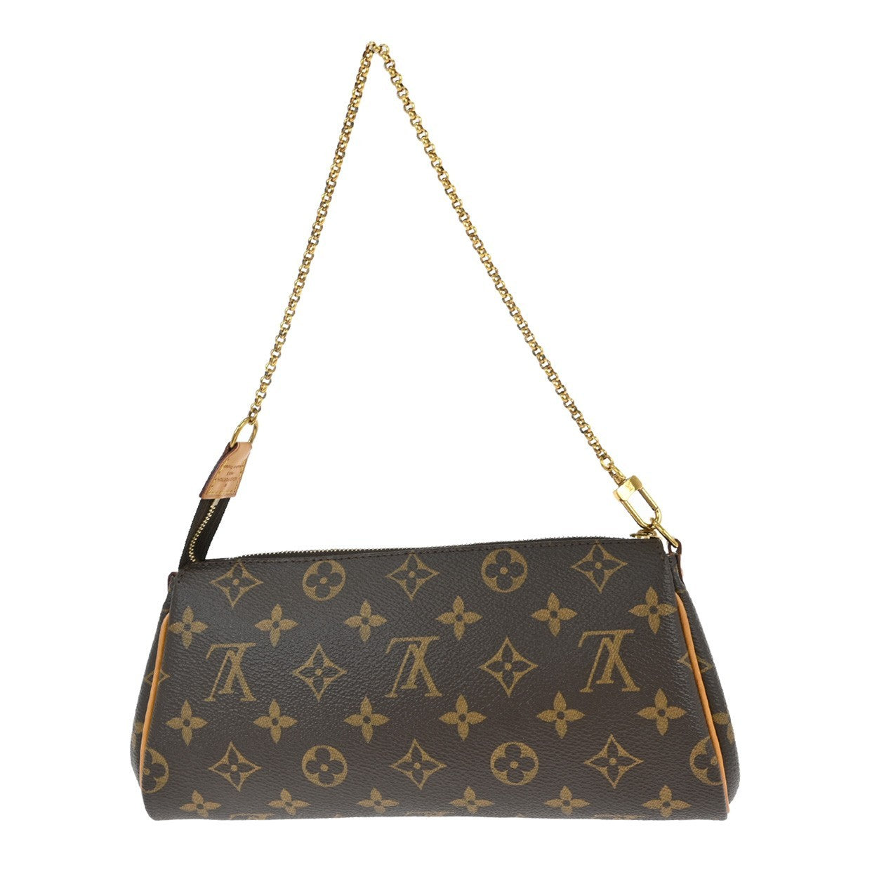 Louis Vuitton Eva Handbag Monogram Canvas, BROWN, CANVAS, Clutche & pouche