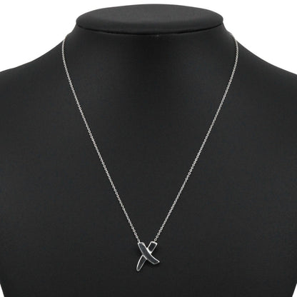 Tiffany & Co. Paloma Picasso Cross Pendant Necklace Silver 925, SILVER, SILVER, Necklace