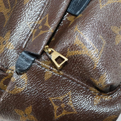 Louis Vuitton Palm Springs Backpack Monogram Canvas, BROWN, CANVAS, Backpack