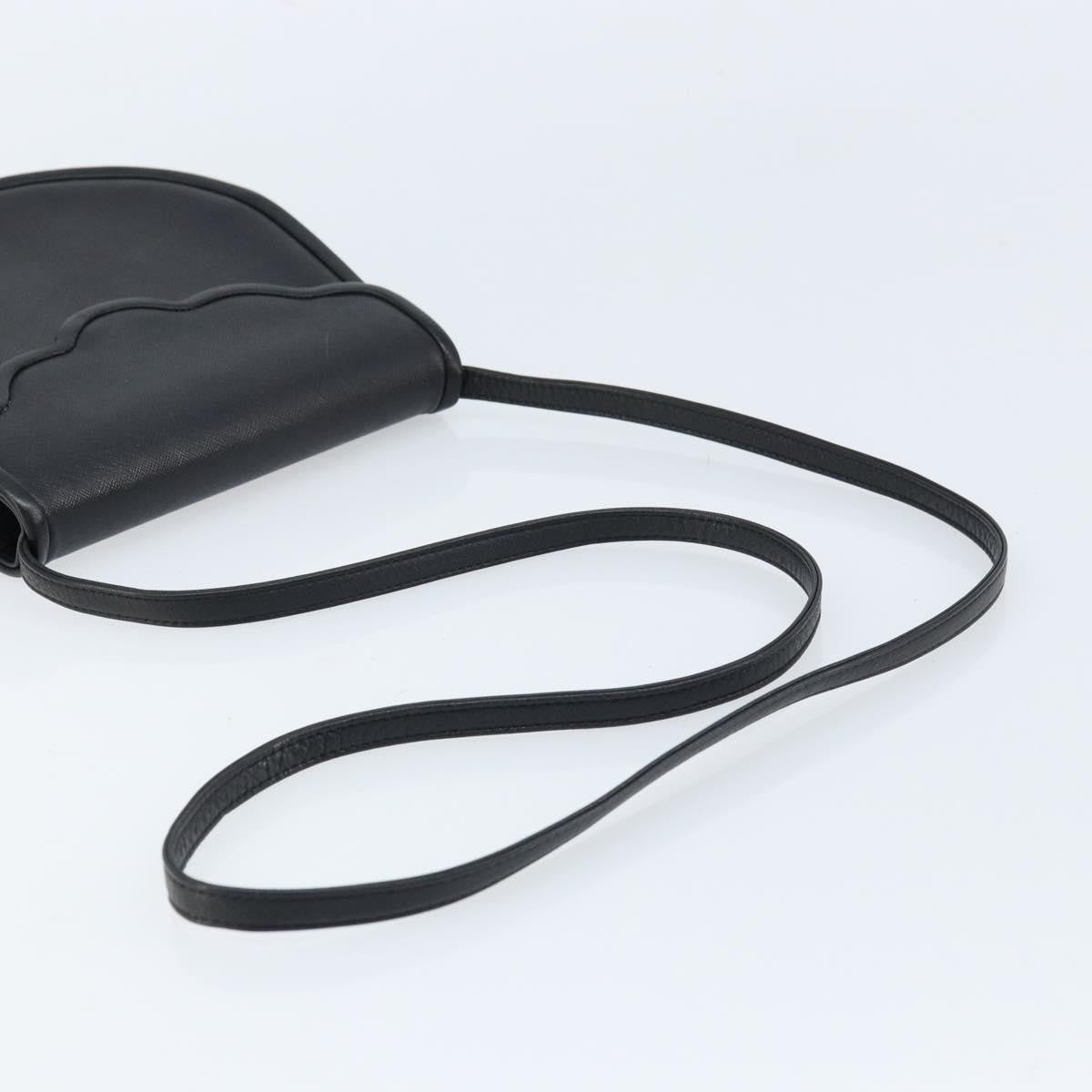 Saint Laurent Vintage Shoulder Bag Leather, Black, Leather, Shoulder Bag