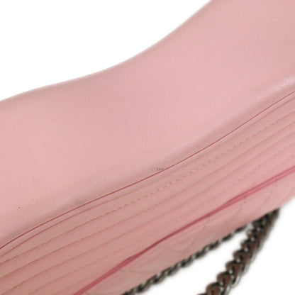 Louis Vuitton New Wave Chain Bag Quilted Leather, PINK, LEATHER, Shoulder bag