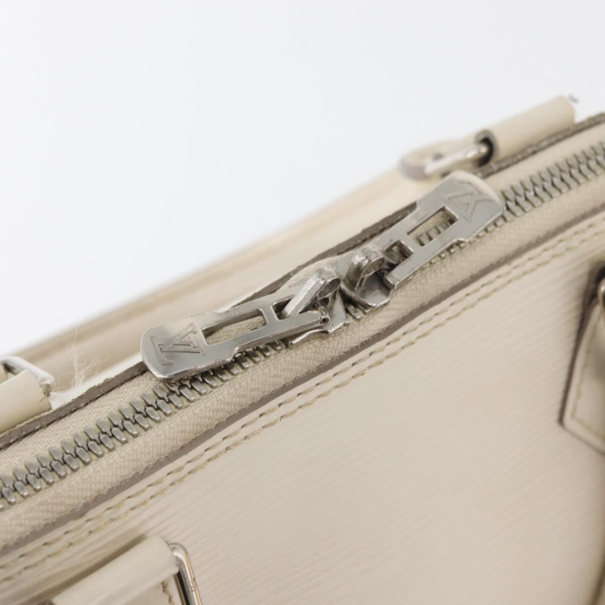 Louis Vuitton Alma Handbag Epi Leather, White, Leather, Handbag