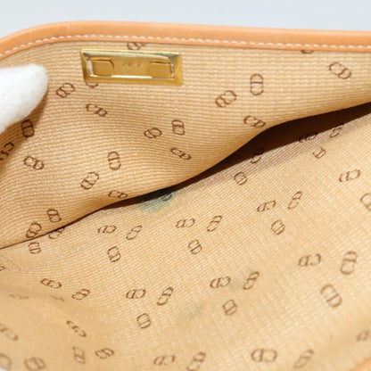 Christian Dior Flap Pouch Canvas, BROWN, CANVAS, Clutche & pouche