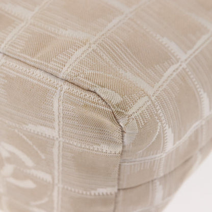 Chanel Travel line pouch Nylon, BEIGE, NYLON, Clutche & pouche