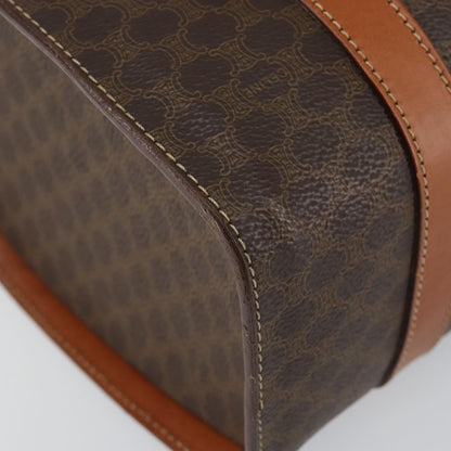 Celine Vintage Macadam Handbag Macadam, BROWN, CANVAS, Handbag