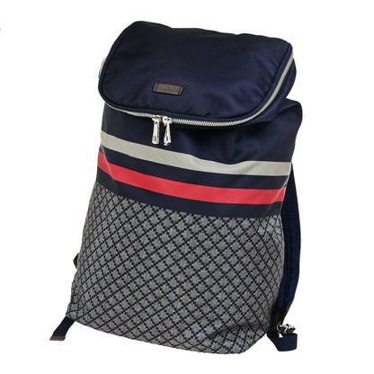 Gucci Travel Backpack GG Nylon, NAVY, NYLON, Backpack