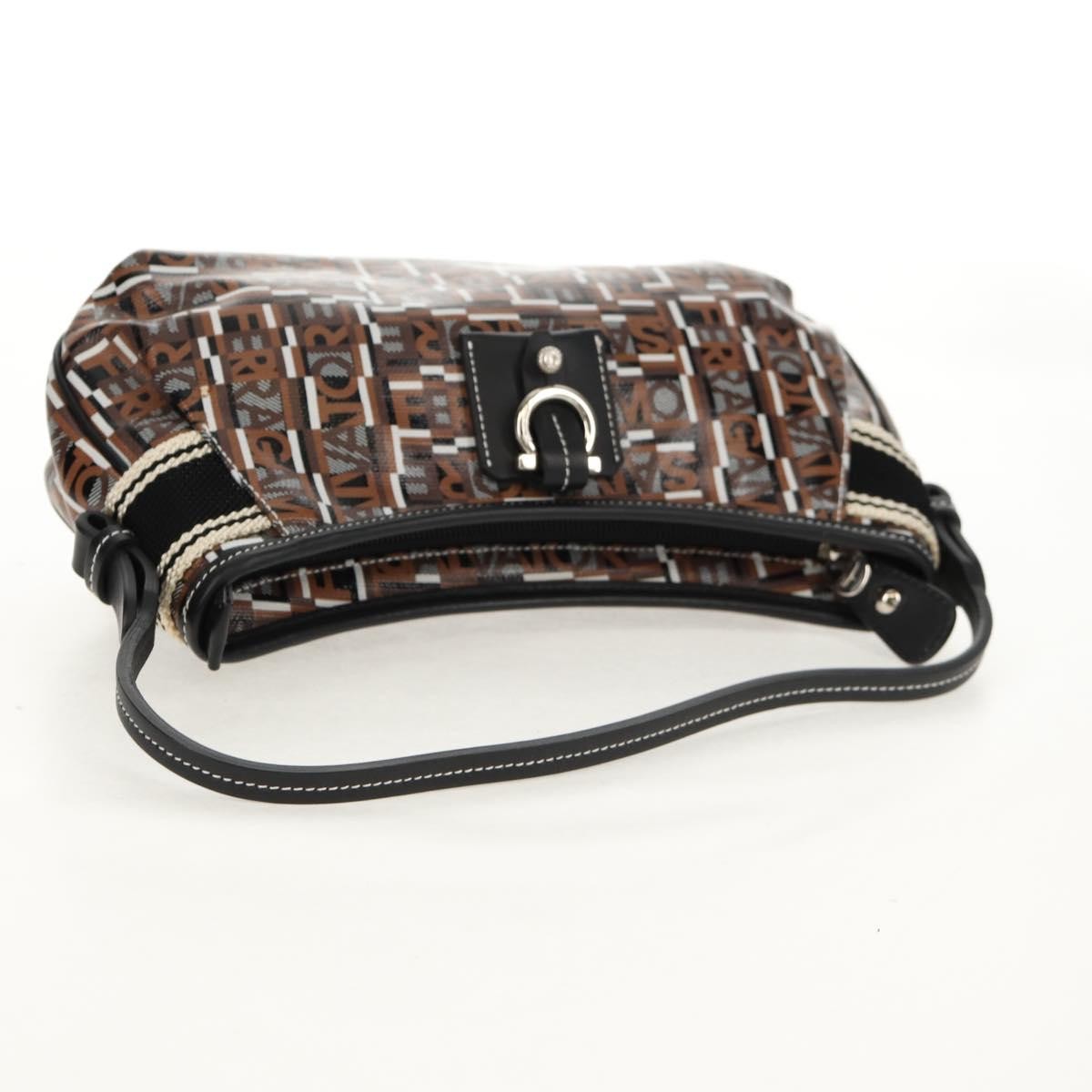 Salvatore Ferragamo Gancini handbag Leather, Multicolour, Leather, Handbag