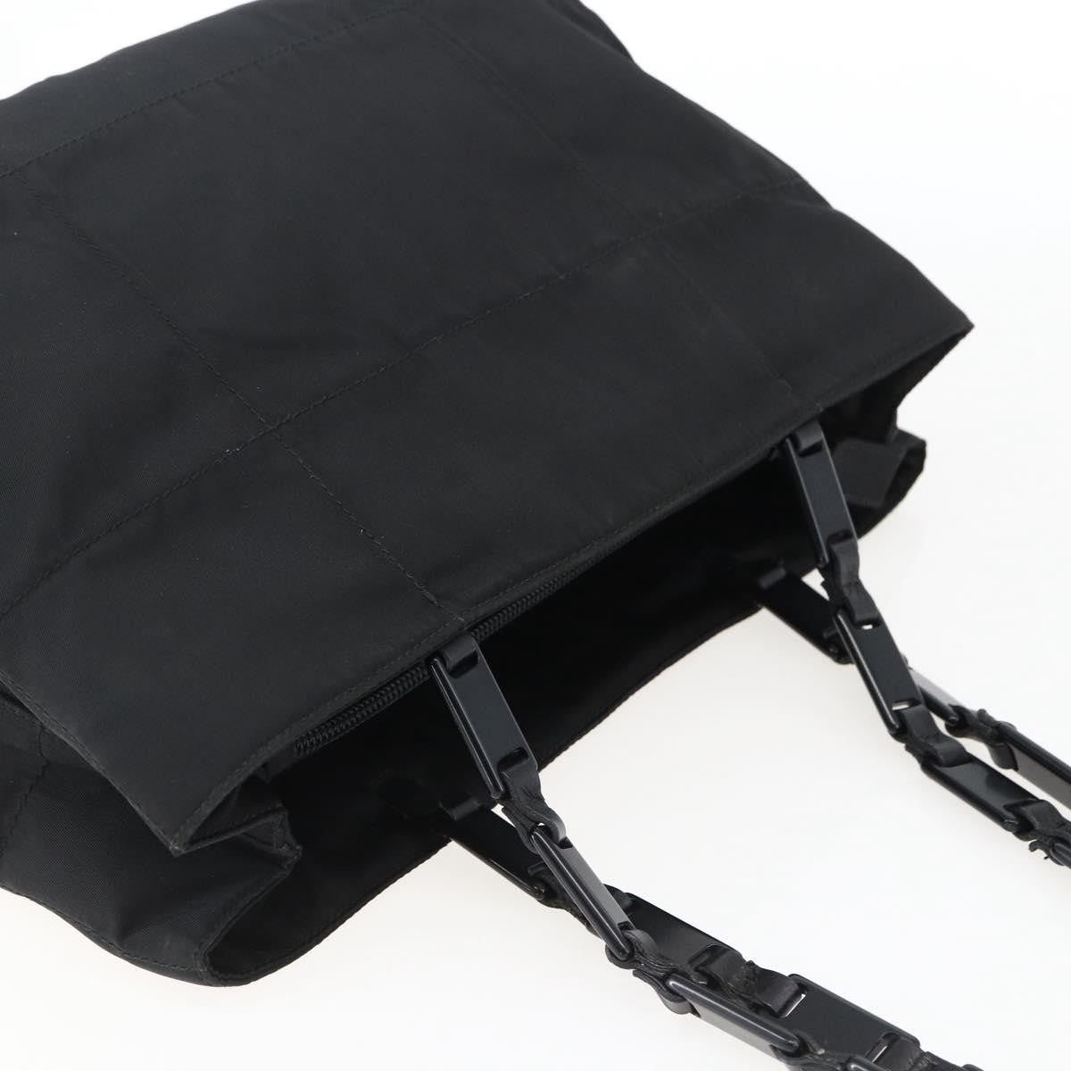Prada Vintage Tote Tessuto, BLACK, NYLON, Tote bag