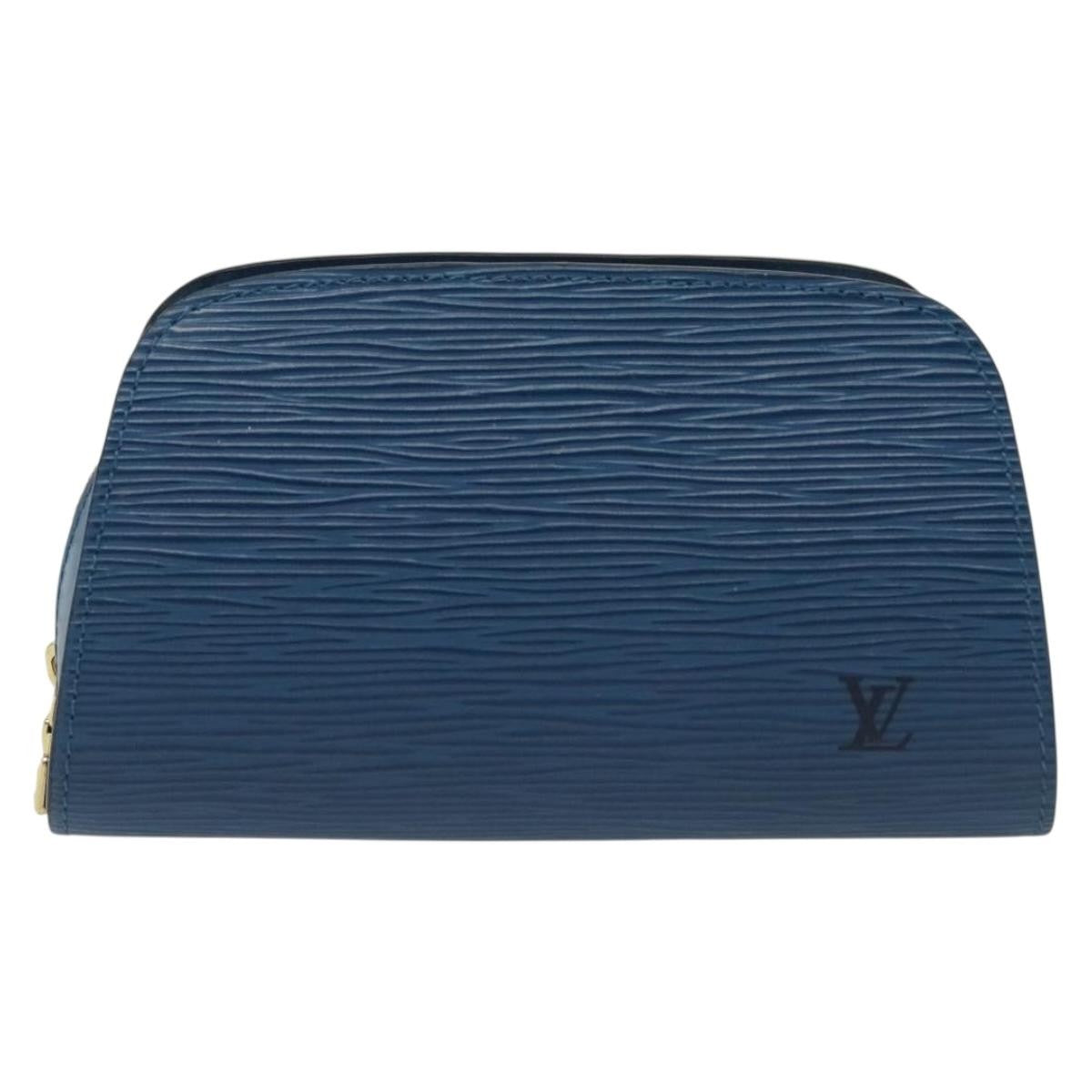 Louis Vuitton Zip Organizer Wallet Epi Leather, BLUE, EPI_LEATHER, Wallets