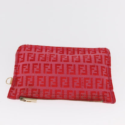 Fendi Roll Tote Zucchino Canvas, RED, CANVAS, Tote bag
