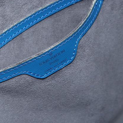 Louis Vuitton Saint Jacques Handbag Epi Leather, BLUE, LEATHER, Shoulder bag
