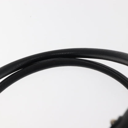 Salvatore Ferragamo Gancini Buckle Shoulder Bag Leather, BLACK, LEATHER, Shoulder bag