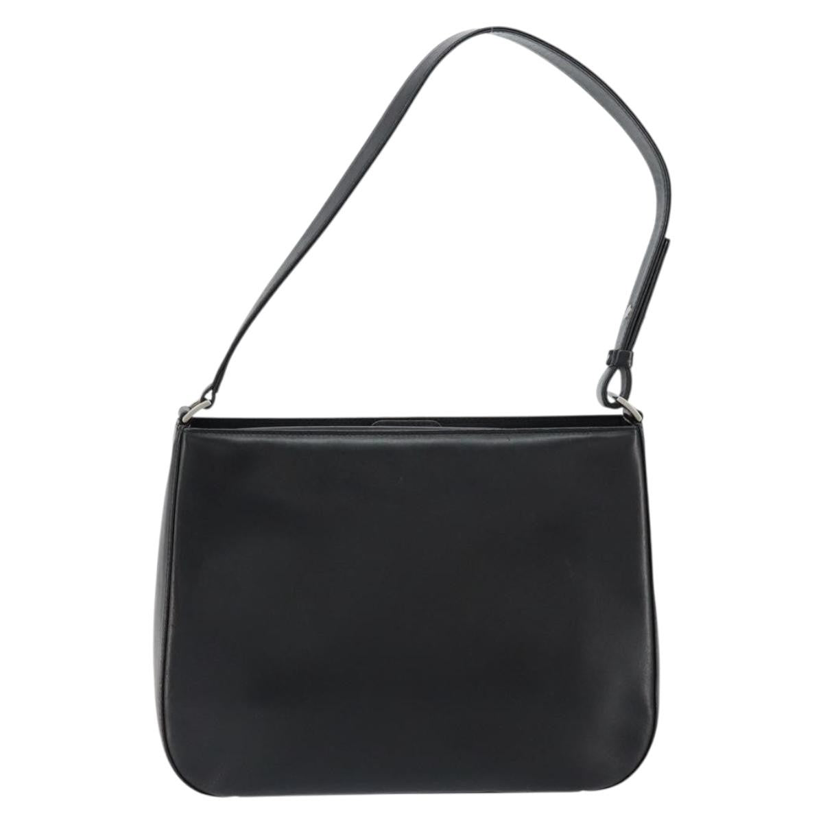 Burberry Nova check Shoulder bag Leather, BLACK, LEATHER, Shoulder bag