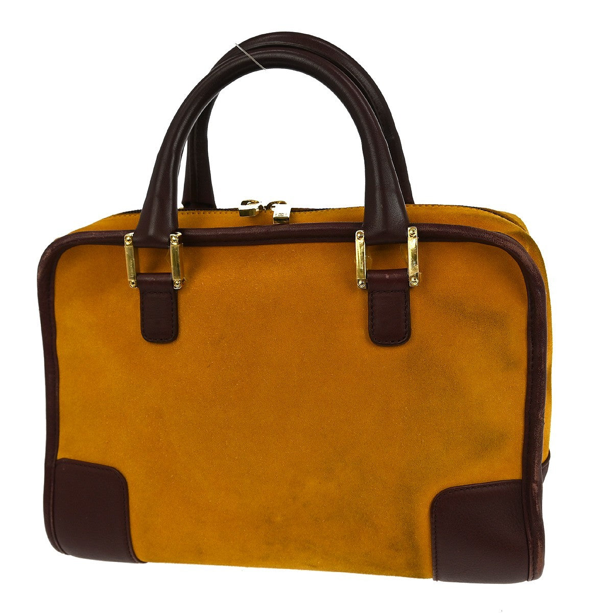 Loewe Amazona Bag Suede, BROWN, SUEDE, Handbag