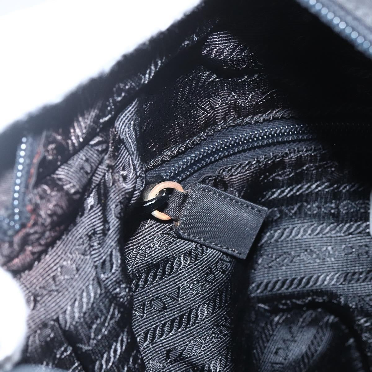 Prada Vintage Zip Tote Tessuto, BLACK, NYLON, Tote bag