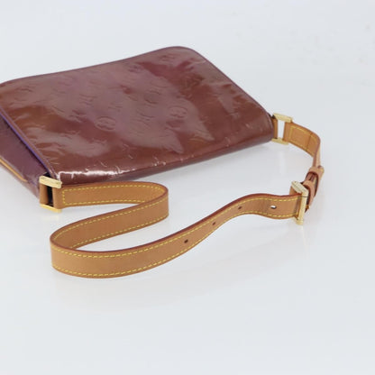 Louis Vuitton Thompson Street Handbag Monogram Vernis, PURPLE, PATENT_LEATHER, Shoulder bag