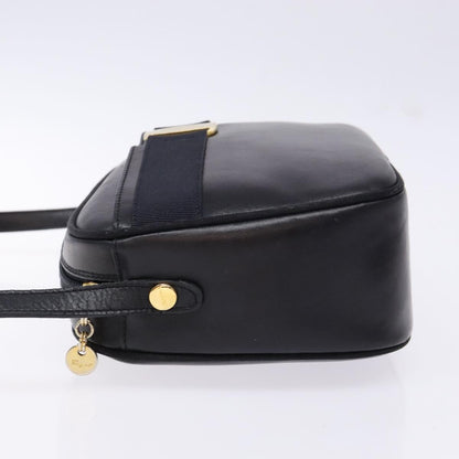 Salvatore Ferragamo Vala Shoulder Bag Leather, BLACK, LEATHER, Shoulder bag