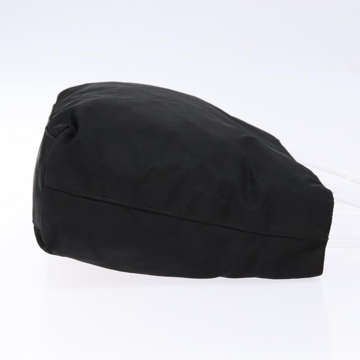 Prada Resin Handle Tote Tessuto, BLACK, NYLON, Tote bag