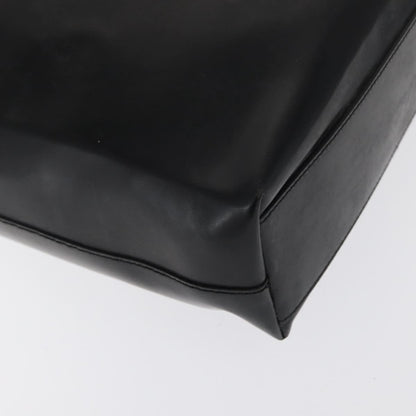 Prada Vintage Tote Leather, BLACK, LEATHER, Tote bag
