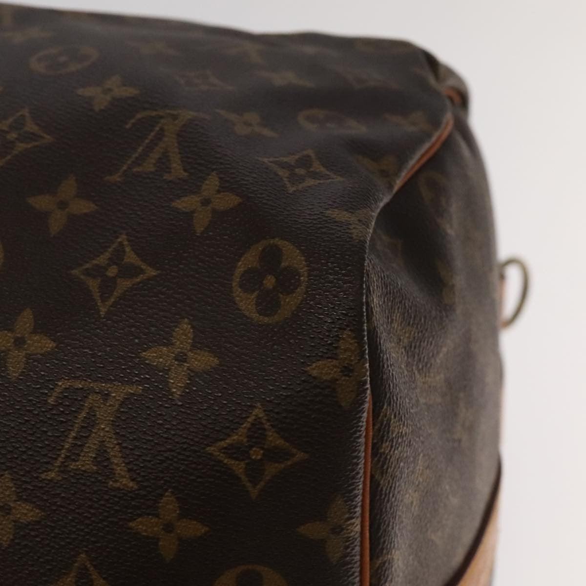 Louis Vuitton Keepall Bandouliere Bag Monogram Canvas, BROWN, CANVAS, Travel bag
