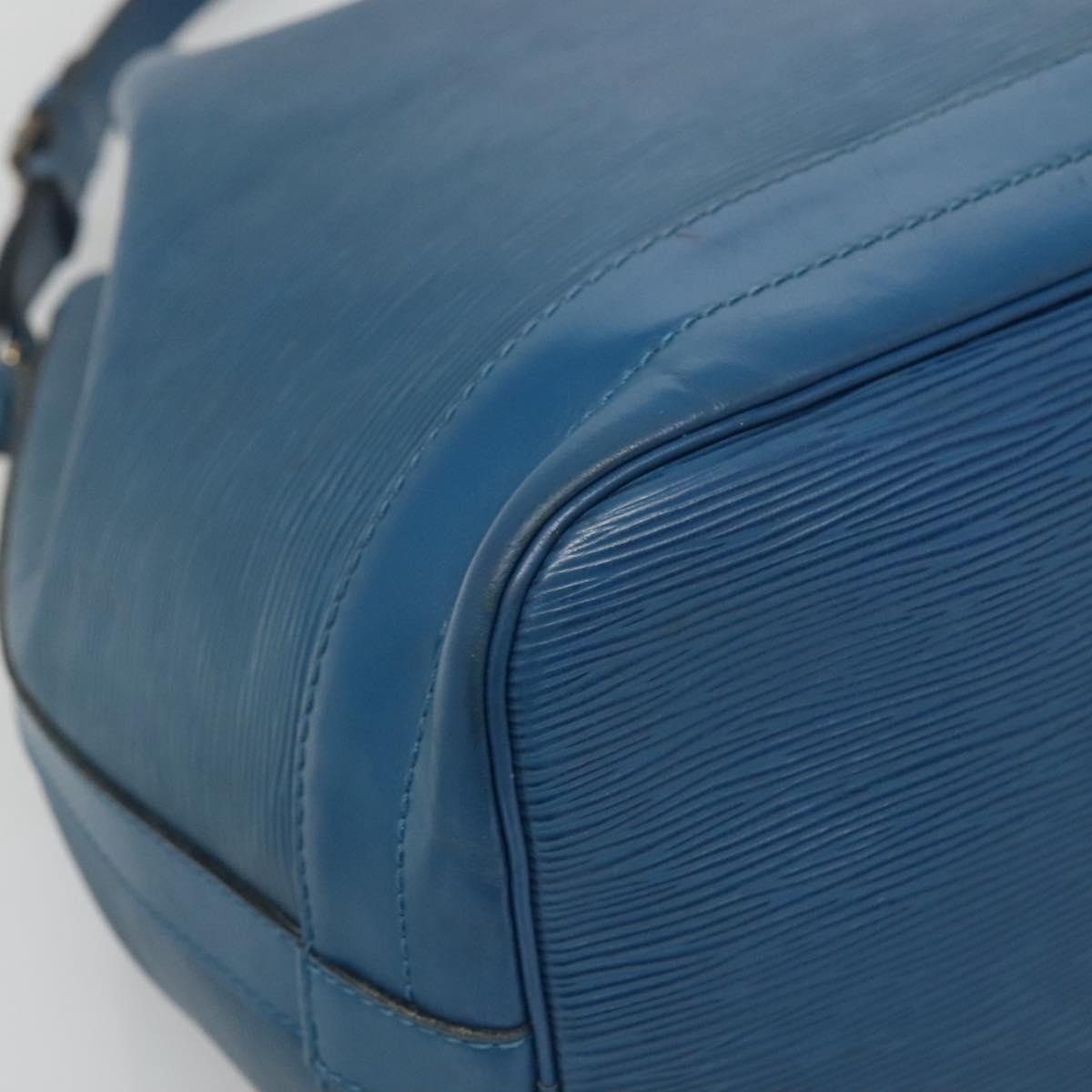 Louis Vuitton Noe Handbag Epi Leather, BLUE, LEATHER, Shoulder bag