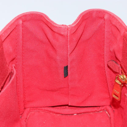 Prada Canapa Tote Canvas, Red, Canvas, Tote Bag