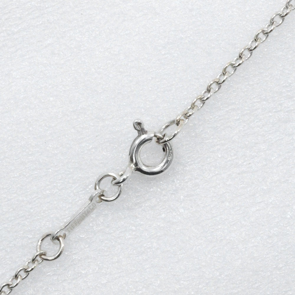Tiffany & Co. Elsa Peretti Open Heart Pendant Necklace Sterling Silver, SILVER, SILVER, Necklace