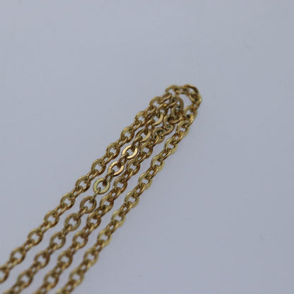 Christian Dior CD Pendant Necklace Gold-plated, GOLD, METAL, Necklace