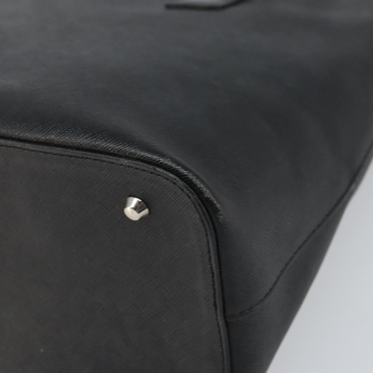 Burberry Vintage tote bag Leather, BLACK, LEATHER, Tote bag