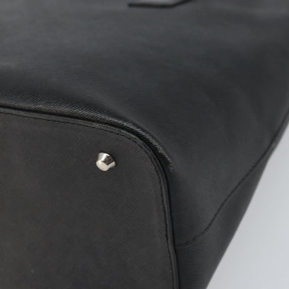 Burberry Vintage tote bag Leather, BLACK, LEATHER, Tote bag