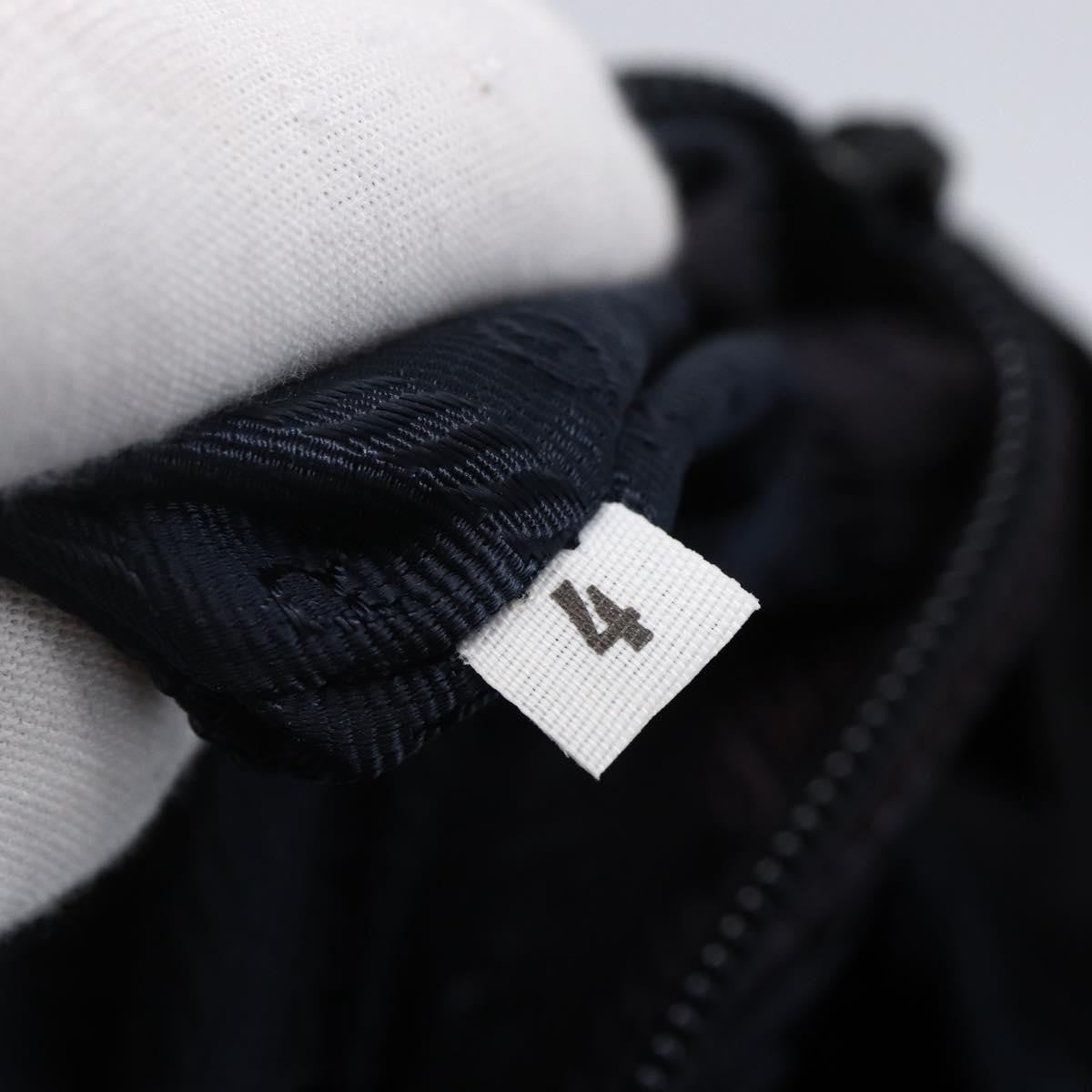 Prada Front Pocket Zip Tote Tessuto, Black, Nylon, Tote Bag
