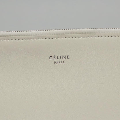 Celine Solo Pouch Bicolor Leather, PURPLE, LEATHER, Clutche & pouche
