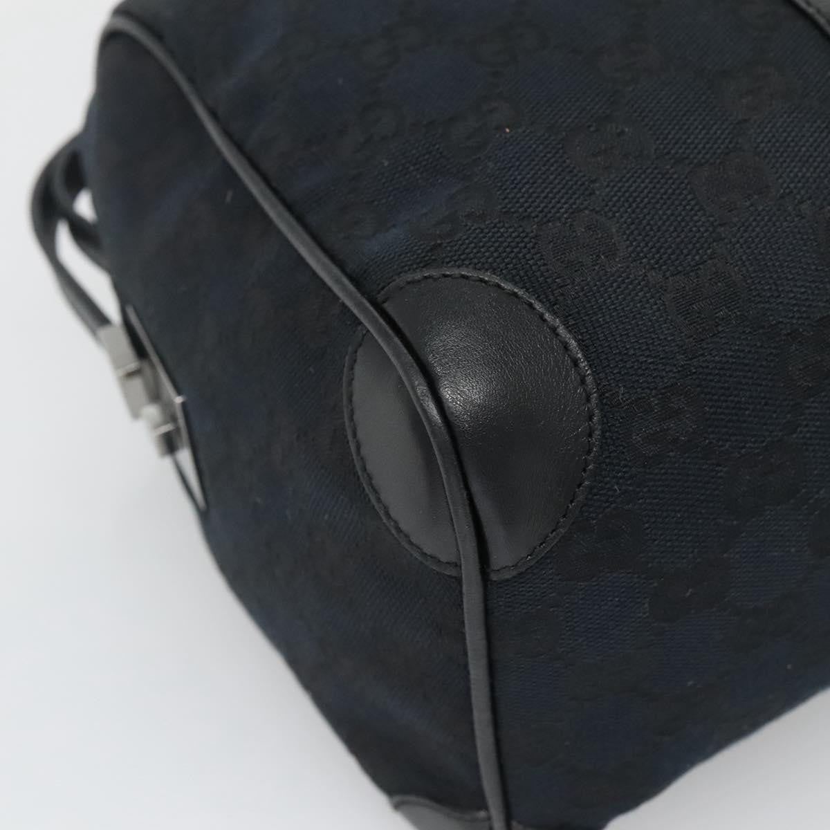 Gucci Vintage Zip Boston Bag GG Canvas, BLACK, CANVAS, Handbag