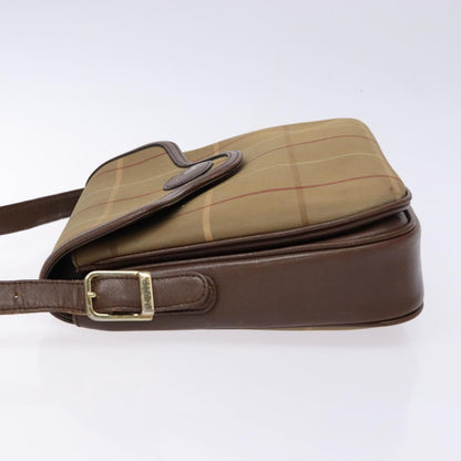 Burberry Nova check Shoulder bag Canvas, BEIGE, CANVAS, Shoulder bag