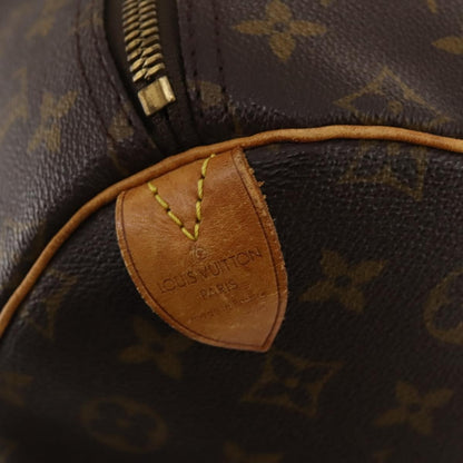 Louis Vuitton Keepall Bag Monogram Canvas, BROWN, CANVAS, Travel bag