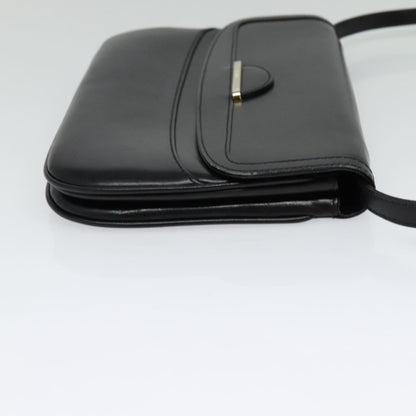 Bally Vintage Shoulder Bag Leather, BLACK, LEATHER, Shoulder bag