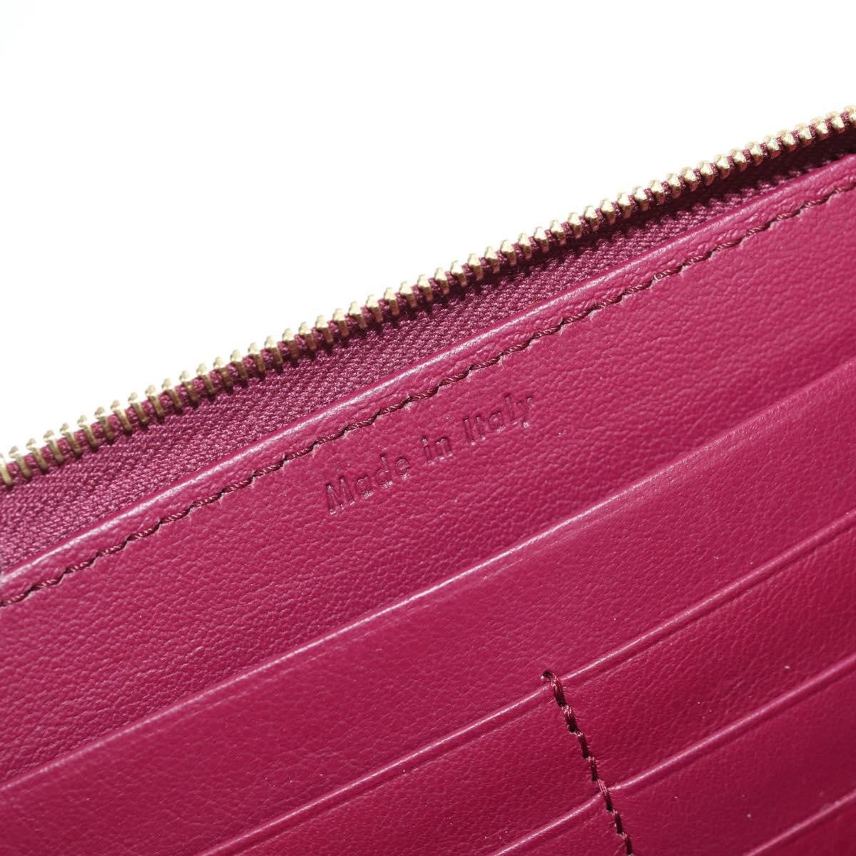 Celine Multifunction Flap Wallet Leather, BURGUNDY, LEATHER, Wallets