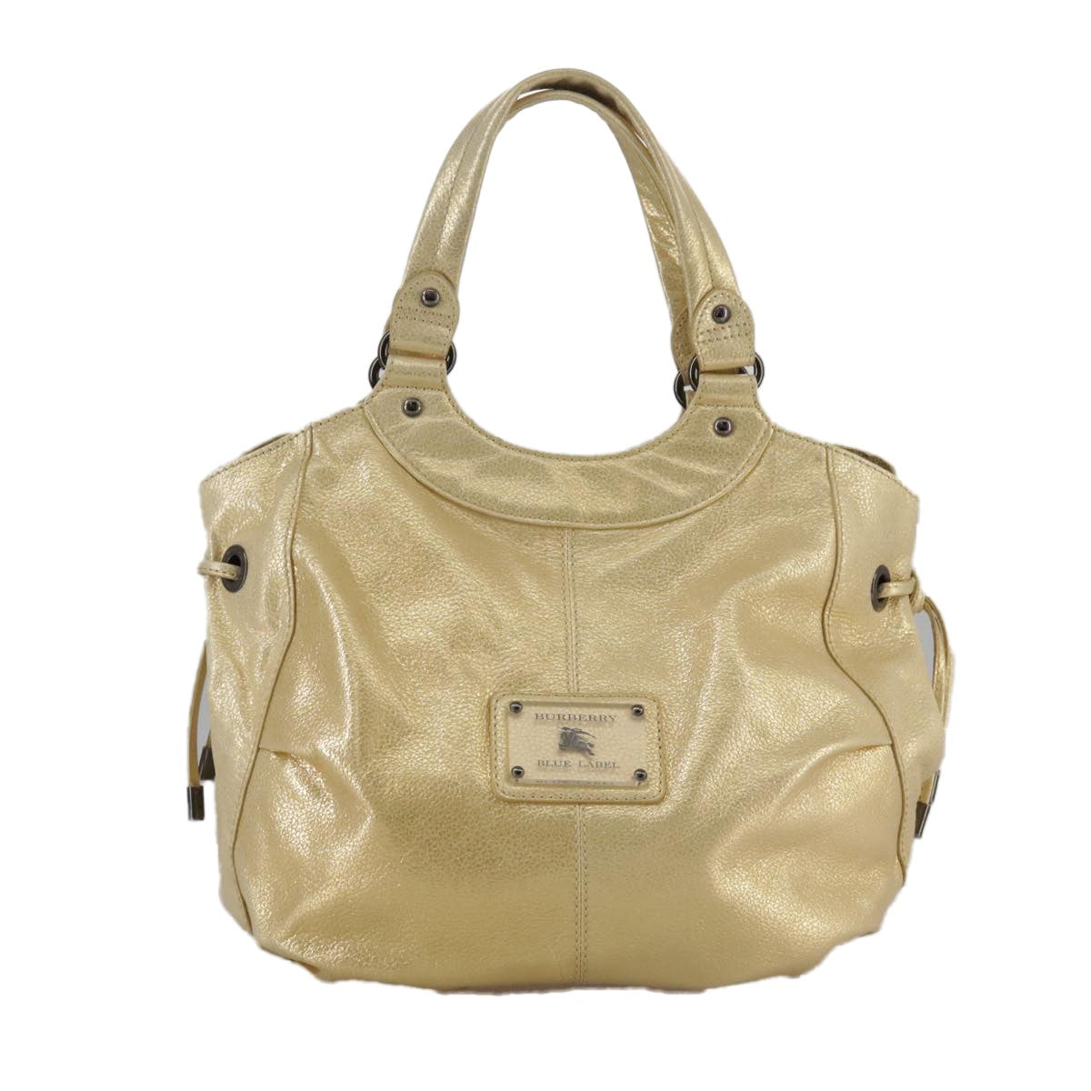 Burberry Blue Label Handbag Leather, GOLD, LEATHER, Handbag
