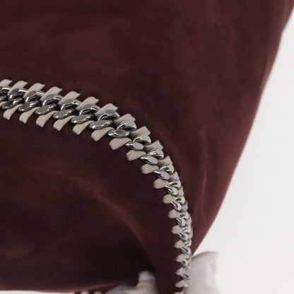 Stella McCartney Falabella Reversible Tote Shaggy Deer, BURGUNDY, POLYESTER, Tote bag