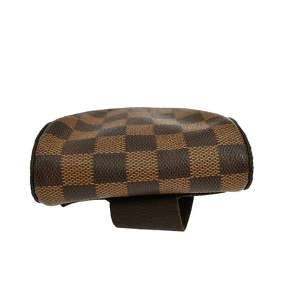 Louis Vuitton Geronimos Waist Bag Damier, BROWN, CANVAS, Clutche & pouche