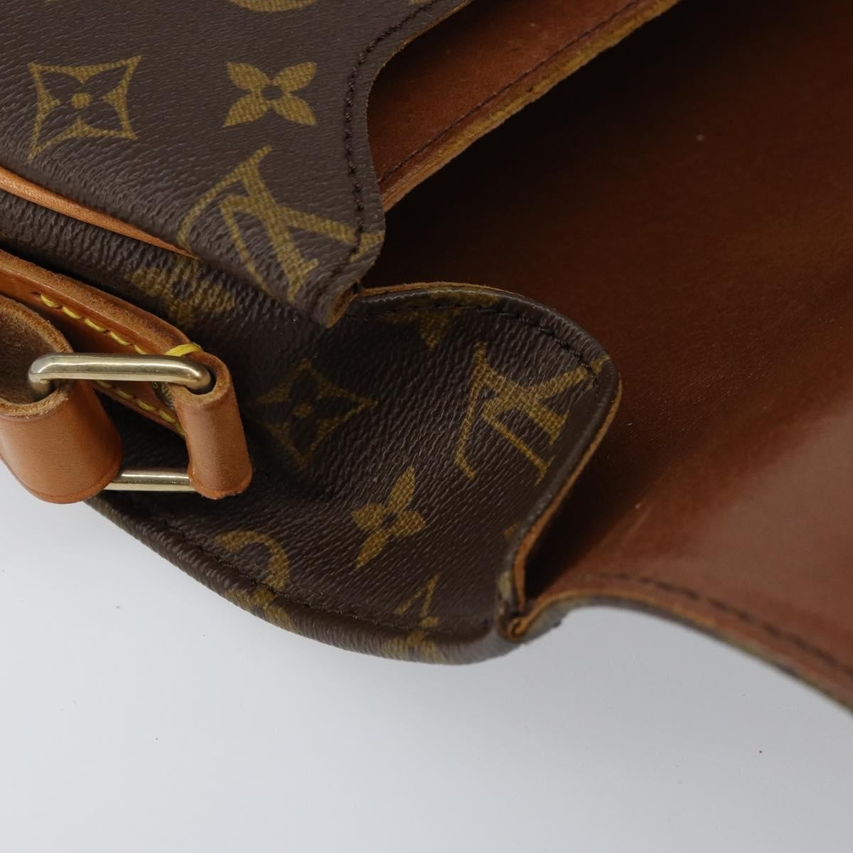 Louis Vuitton Cartouchiere Handbag Monogram Canvas, BROWN, CANVAS, Shoulder bag