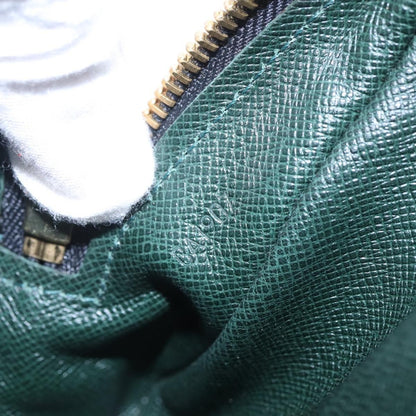 Louis Vuitton Toiletry Bag Leather, GREEN, LEATHER, Toiletry Case