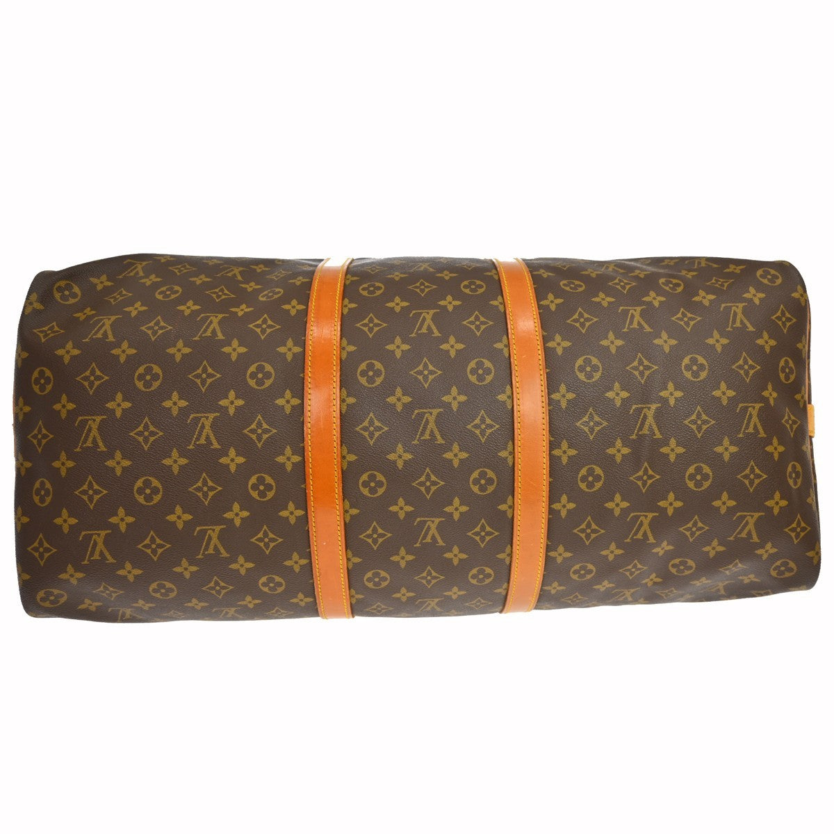 Louis Vuitton Keepall Bandouliere Bag Monogram Canvas, BROWN, CANVAS, Travel bag