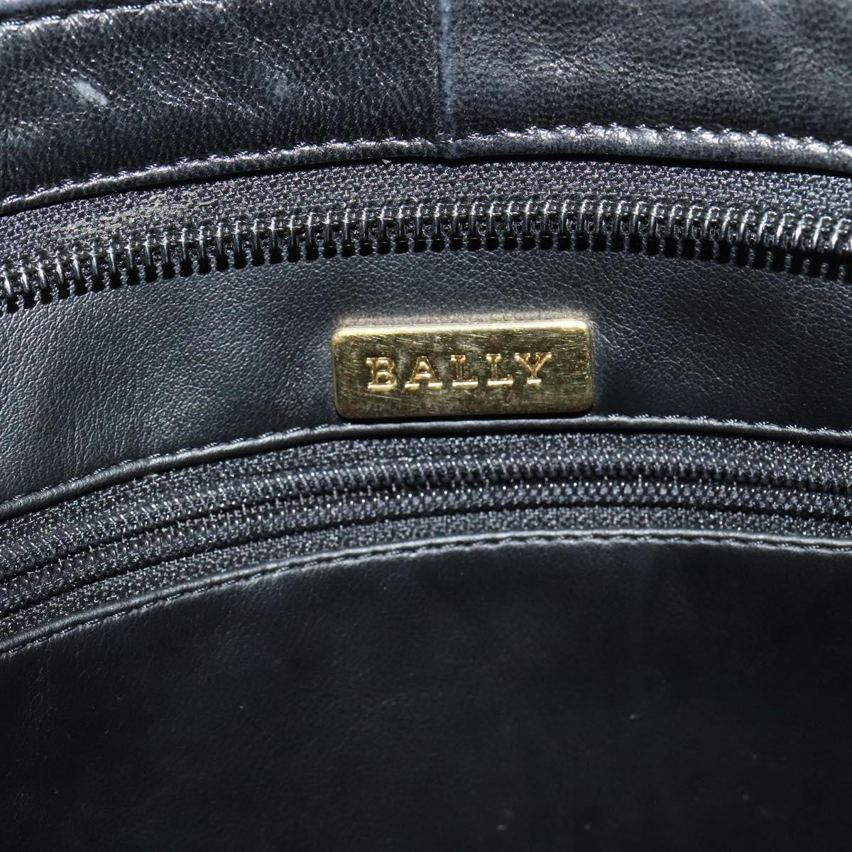 Bally Vintage Shoulder Bag Quilted leather, Black, Leather, Shoulder Bag